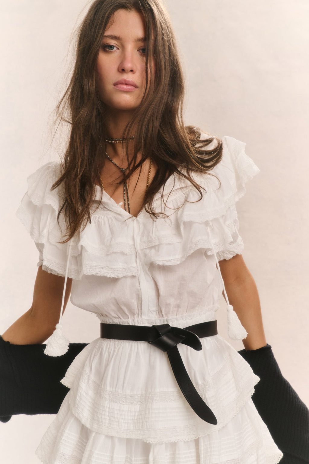 Liv Cotton Ruffled Heritage Dress