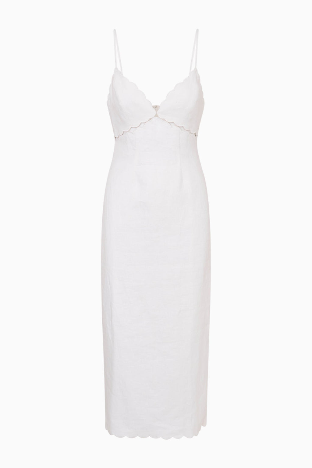 Sydelle Linen Cut-Out Midi Dress